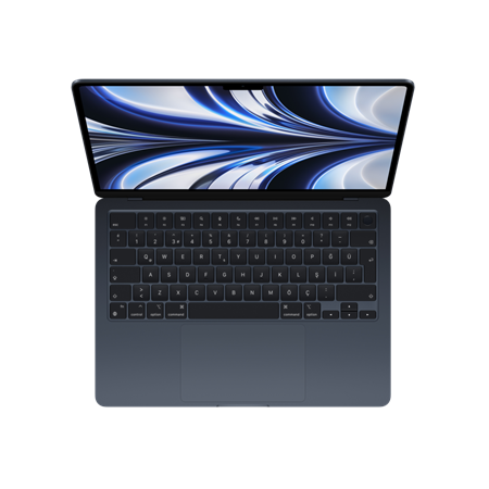 APPLE MacBook Air 13.6" 8/256GB Gece Yarısı Laptop